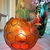 Для дома и интерьера handmade. Livemaster - original item Table Geometric lamp Sphere Honeycomb. Handmade.