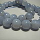 Blue agate beads smooth ball, 10 mm, Beads1, Dolgoprudny,  Фото №1