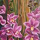  Oil painting. Flowers. Orchids. Pictures. zhivopis-24. Online shopping on My Livemaster.  Фото №2