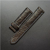 Украшения handmade. Livemaster - original item Watch strap made of ostrich leather 20 mm. Handmade.