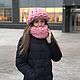 Заказать Шапка без помпона из натуральной шерсти мериноса Нежно-розовая. Woollandia. Ярмарка Мастеров. . Шапки Фото №3