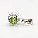 Заказать Кулон серебряный с демантоидом. Арт. 03-381914-01. Ангелика (demantoid). Ярмарка Мастеров. . Кулон Фото №3