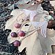 Серьги с розовым кварцем и яшмой, Серьги классические, Москва,  Фото №1