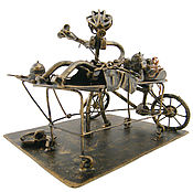 Сувениры и подарки handmade. Livemaster - original item Plastic surgeon-cyclist. Handmade.