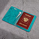 Passport cover 'Euro' with insert for car documents. Passport cover. murzikcool. My Livemaster. Фото №4