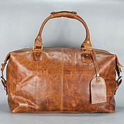 Кожаная дорожная Сумка Duffle Brown