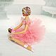 Peach-colored Ballerina Doll. Dolls. Svetlana Bednenko. Online shopping on My Livemaster.  Фото №2