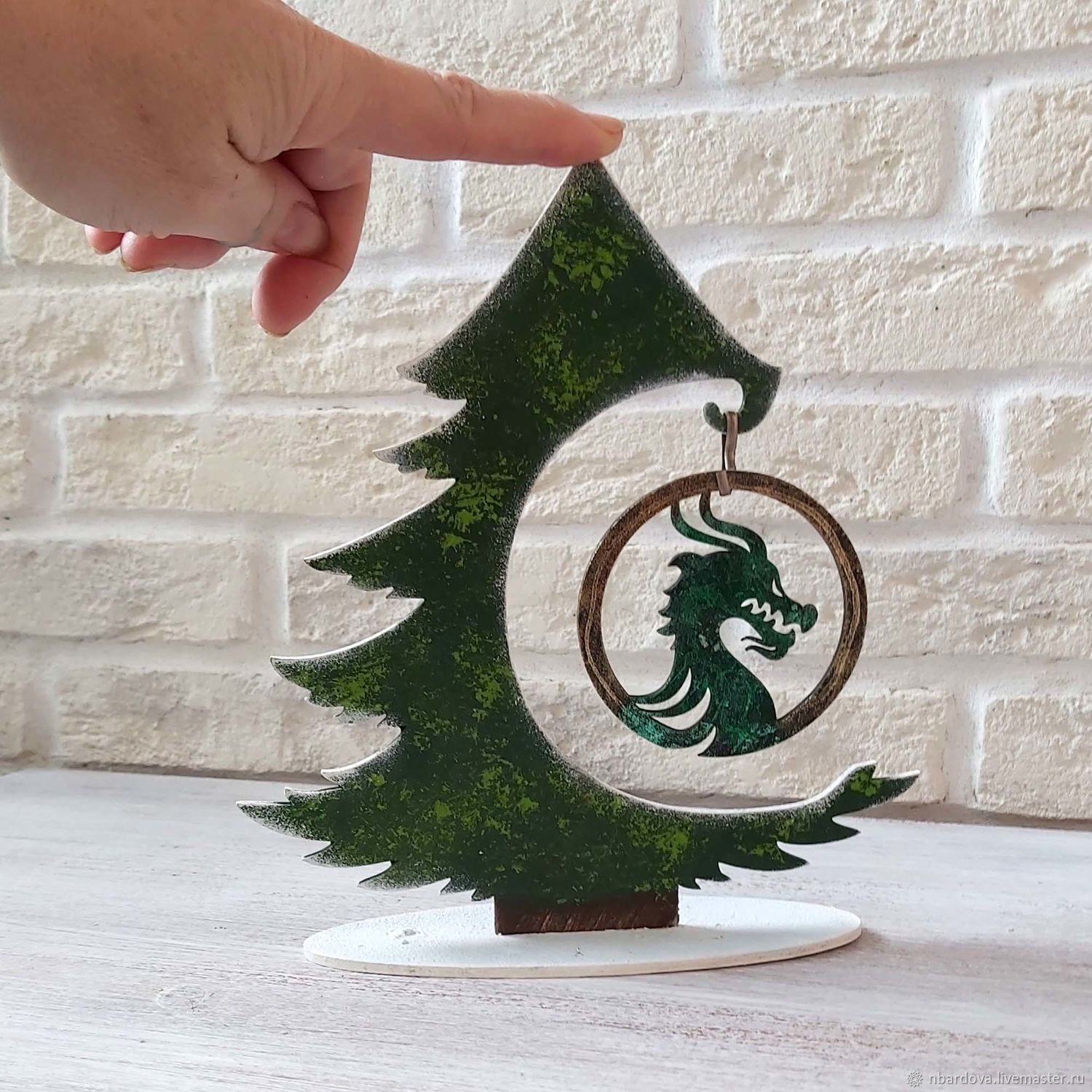 Елочка настольная Год Дракона 2024 Новогодний сувенир в интернет ...