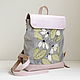 Women's backpack. Embroidery Flora. Backpacks. DomCherry. Online shopping on My Livemaster.  Фото №2