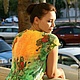 платье ручной работы  "Летний сад", Платья, Сарасота,  Фото №1