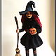 Original interior doll 'Witch-Halloween'. Dolls. Julia. My Livemaster. Фото №4