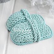 Материалы для творчества handmade. Livemaster - original item Silicone molds for soap Knit Slippers. Handmade.