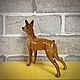 Toy terrier in the rack: the author's statuette. Figurines. Creative workshop Cheerful porcelain. My Livemaster. Фото №4