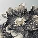 Украшение из кожи Маковое настроение. Брошь из кожи Мак. Ободок. Ободки. Светлана Ланская. Ярмарка Мастеров.  Фото №12