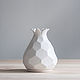 Vase 'Astra White M' 0,6 l, Vases, Vyazniki,  Фото №1