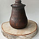 Vajilla en el estilo ruso: krynka / jarra de cerámica pequeña, Ware in the Russian style, Vologda,  Фото №1