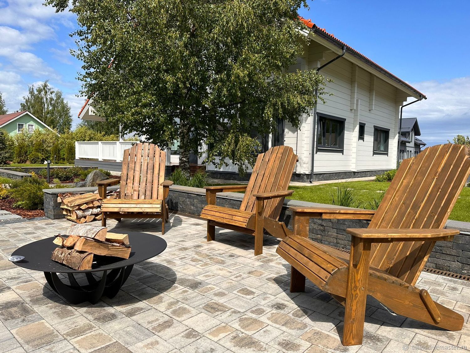 Кресла и стулья садовые:раскладное садовое креслоадирондак в интернет ...