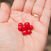 Материалы для творчества handmade. Livemaster - original item Red currant berries. Handmade.