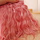 Mohair tress (pink) (accessories for dolls). Doll hair. Hair and everything for dolls. My Livemaster. Фото №4