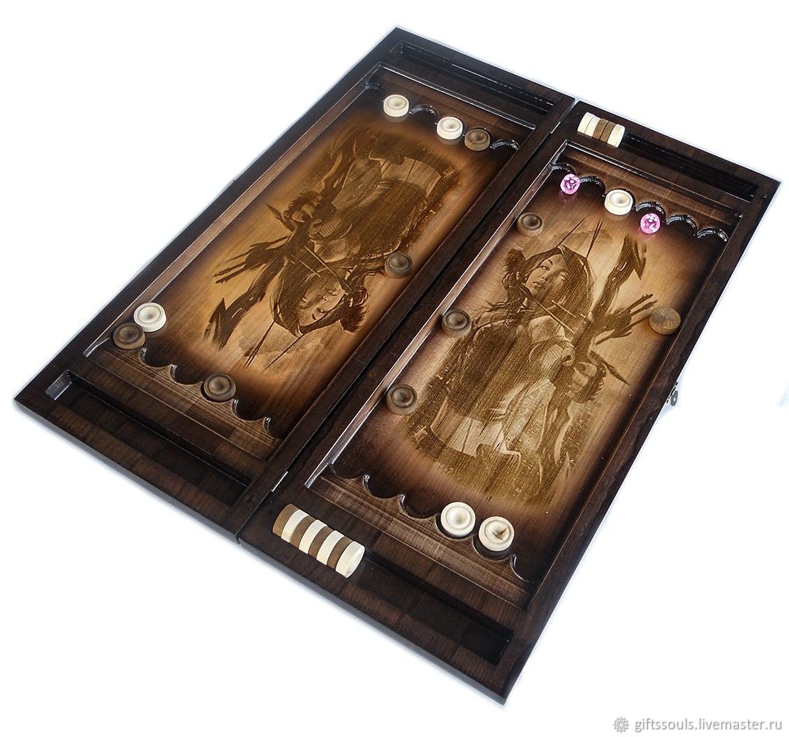 Нарды Амазонка с Луком купить на Ярмарке Мастеров