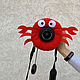 Crab lens toy, gift for photographer, new year's gift, Stuffed Toys, Novosibirsk,  Фото №1