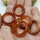 17.5-17.75 Set of rings Carnelian Agate (NK3). Rings. Selberiya shop. Online shopping on My Livemaster.  Фото №2