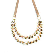 Украшения handmade. Livemaster - original item Stylish necklace made of pearls, necklace with pearls 