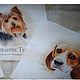 Order CUTE FRIEND-pillow/pillow case with dogs. HOME TEXTILE (jannet). Livemaster. . Pillow Фото №3