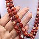 Order Carnelian natural long carnelian beads. naturalkavni. Livemaster. . Beads2 Фото №3