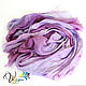 Silk scarf Shades lilac batik. Scarves. studiya. Online shopping on My Livemaster.  Фото №2