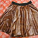 Skirt eco-leather brindle brown. Skirts. Tolkoyubki. My Livemaster. Фото №4