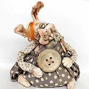 Куклы и игрушки ручной работы. Ярмарка Мастеров - ручная работа Interior doll:Timofey the hare.. Handmade.