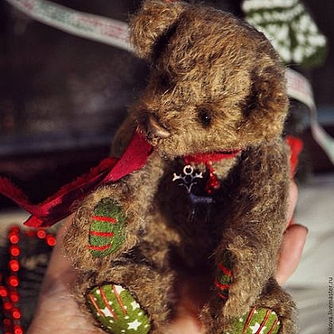 Новогодняя Игрушка Медведь Новогодняя Игрушка Медведь