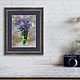 Oil painting with blue cornflowers. Cornflowers in the kitchen. Pictures. Zabaikalie. My Livemaster. Фото №6
