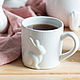 Кружка с кроликом Love Bunny, Кружки и чашки, Москва,  Фото №1