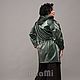 Order Art. 4327 Park made of a green chameleon raincoat, with a hood. MilaMi. Livemaster. . Parkas jacket Фото №3
