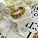 Браслет IKIGAI - Aurora d’Oro. Браслет плетеный. IKIGAI JEWELRY. Ярмарка Мастеров.  Фото №4