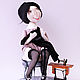  Мечты мадам Бурже. Интерьерная кукла. Светлана (aznavour). Интернет-магазин Ярмарка Мастеров.  Фото №2