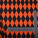 Заказать Ткань чёрно-белые ромбы, ромб. Ткань в ромбы. SARTORIA. Ярмарка Мастеров. . Ткани Фото №3