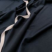 Материалы для творчества handmade. Livemaster - original item Jersey fabric, Jersey Knitwear, Jersey Italy, Punto milano dark Blue. Handmade.