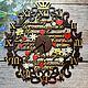 Заказать Часы настенные Учителю и Воспитателю. Мастерская Ирины Родионовой. Ярмарка Мастеров. . Часы классические Фото №3
