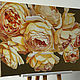 Order Painting 'Golden roses' oil on canvas 60h90cm. vestnikova. Livemaster. . Pictures Фото №3