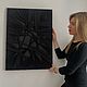 Интерьерная картина с тканью “Узлы». Панно. Современные картины(art.easy). Ярмарка Мастеров.  Фото №6