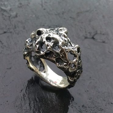 Украшения ручной работы. Ярмарка Мастеров - ручная работа Кольцо "Кратер". Handmade.