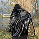 Women's leather backpack ' Black Raven'. Backpacks. Lyurom Studio. My Livemaster. Фото №6