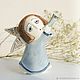 Angel Trumpeting Gift for Easter. Easter souvenirs. Porcelain story. Online shopping on My Livemaster.  Фото №2