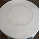 Tablecloth large diameter linen 'Renaissance' white D. .260-300. Tablecloths. flax&lace. My Livemaster. Фото №4