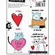 Paper stickers 'Love', 11 x 15 cm, Gift wrap, Moscow,  Фото №1