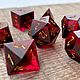 Дайсы ручной работы для DnD (Dungeons and Dragons) Burmese Ruby, Фишки и кости, Барнаул,  Фото №1