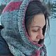  Снуд-капюшон вязаный ПЕПЕЛ. Капюшоны. Мир вязания. Ярмарка Мастеров.  Фото №4